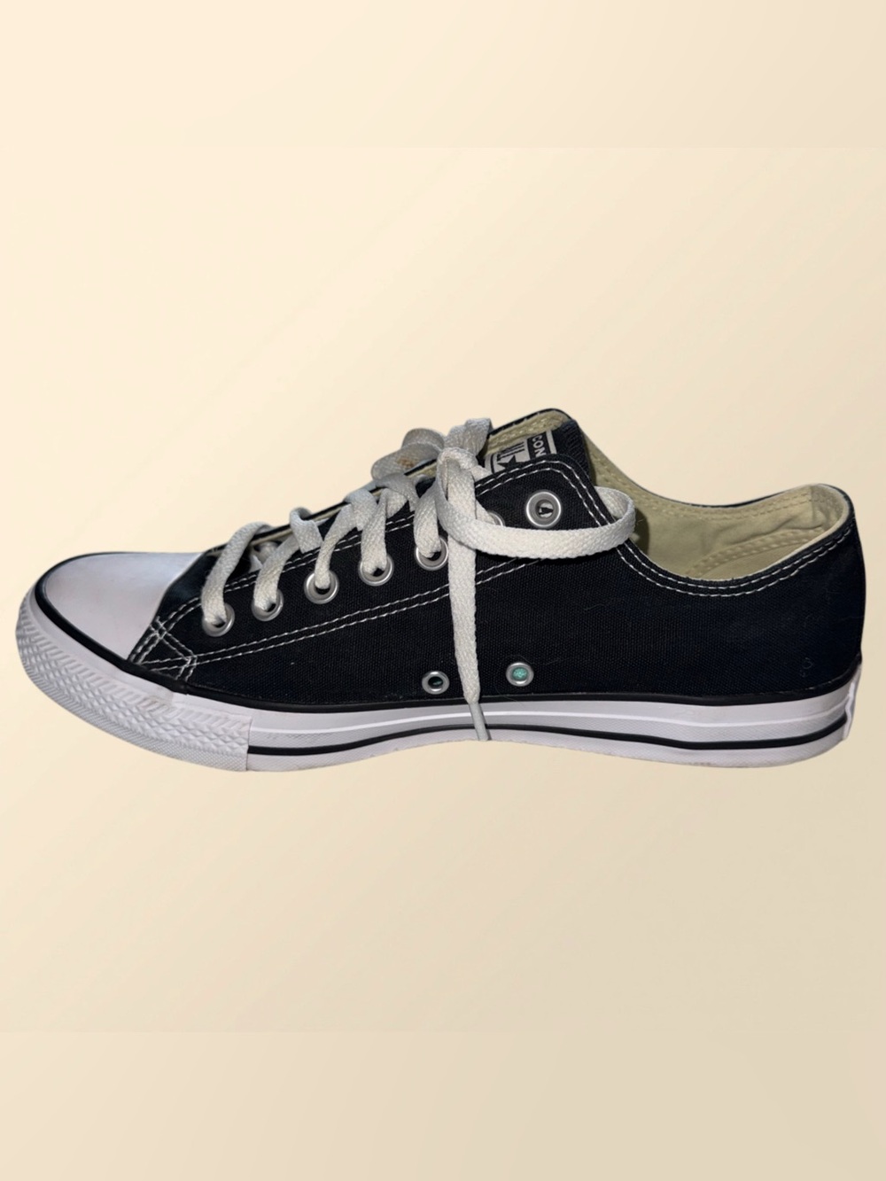 Converse Chuck Taylor All Star Low Top Black Unisex M8.5 W10.5 Canvas Sneakers - Picture 11 of 13
